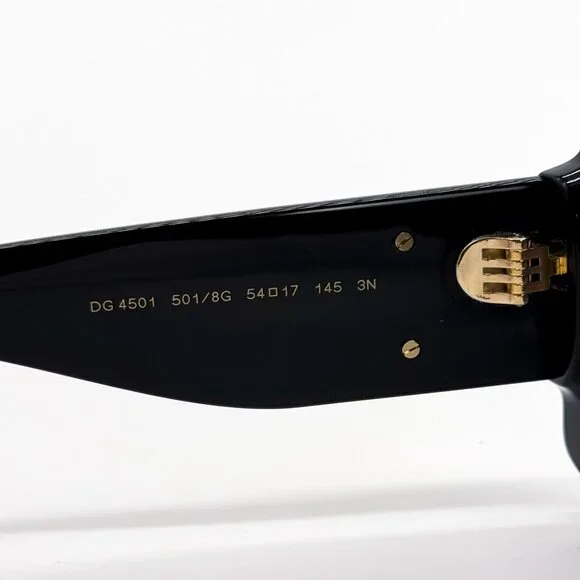 NEW DG4501 501/8G DOLCE&GABBANA GOLD SHIELD SUNGLASSES DG4501 - Picture 8 of 10
